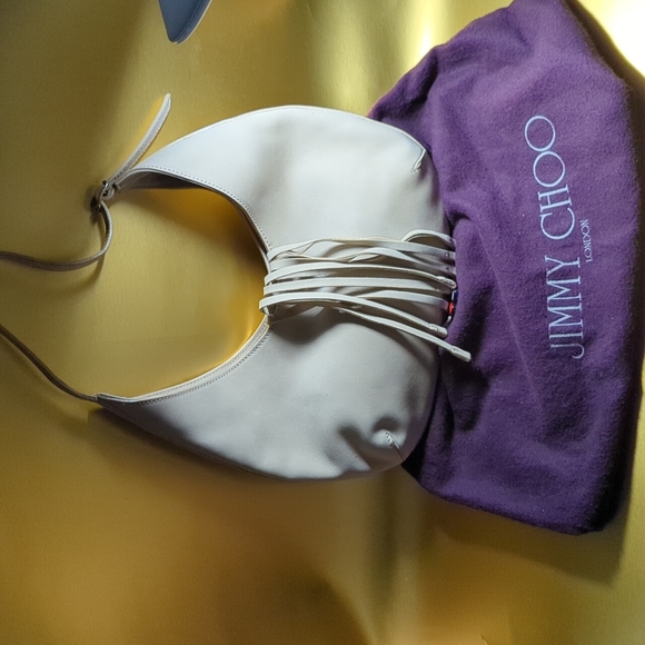 Jimmy Choo soft leather egg shell handbag - Picture 7 of 7